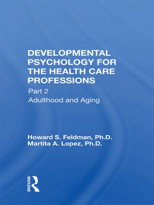 cover image of Developmental Psychology For the Health Care Professions